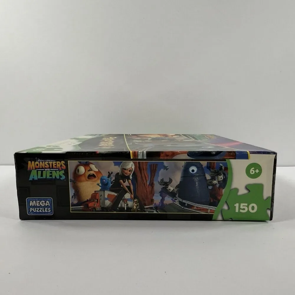 Monsters vs Aliens Panoramas Jr Jigsaw Mega Puzzle 150 Pieces Factory Sealed New